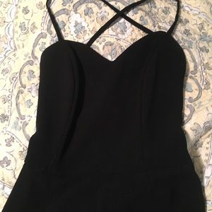 Black Jumper with tie up back